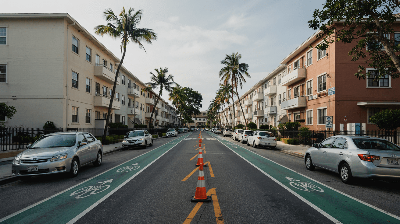 New bike lanes